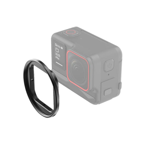 For Insta360 Ace Pro 2 PULUZ Filter Holder Metal Protective Filter Frame (Black)