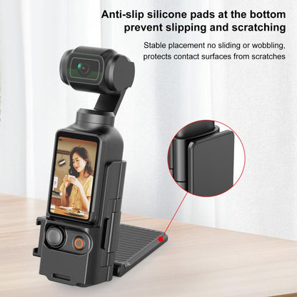 For DJI Osmo Pocket 3 PULUZ Folding Magnetic Mount Base Bracket (Black) - Mount & Holder by PULUZ | Online Shopping UK | buy2fix