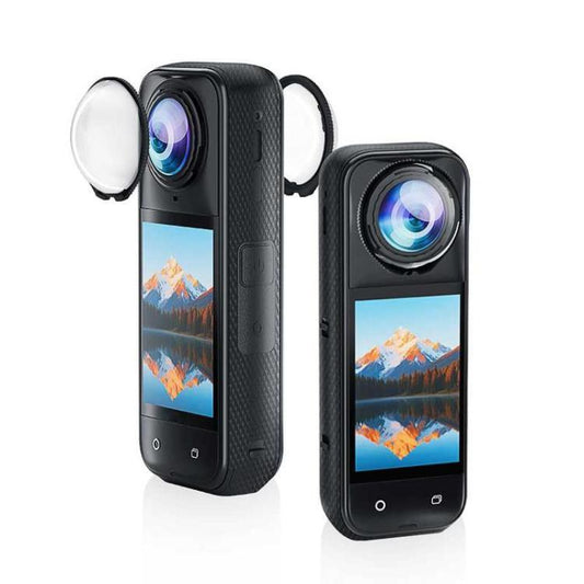 For Insta360 X5 PULUZ Standard Rotation PC Lens Guard  Protective Cover (Transparent) - Len Accessories by PULUZ | Online Shopping UK | buy2fix