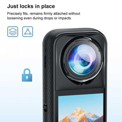For Insta360 X5 PULUZ Standard Rotation PC Lens Guard  Protective Cover (Transparent) - Len Accessories by PULUZ | Online Shopping UK | buy2fix