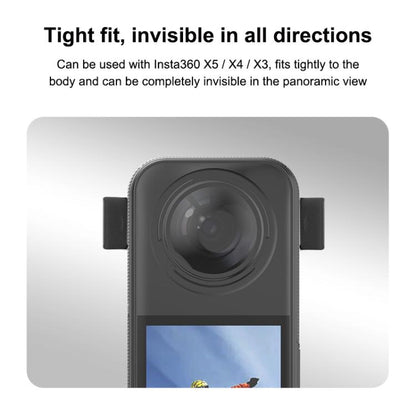 For Insta360 X5 / X4 / X3 PULUZ 6pcs Noise Reduction Windshield Foam Gasket (Black) - Case & Bags by PULUZ | Online Shopping UK | buy2fix