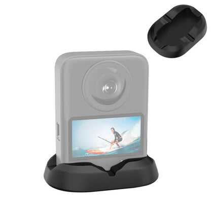 For DJI Osmo 360 PULUZ Desktop Silicone Base Stand (Black) - Mount & Holder by PULUZ | Online Shopping UK | buy2fix