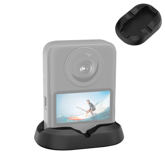 For DJI Osmo 360 PULUZ Desktop Silicone Base Stand (Black) - Mount & Holder by PULUZ | Online Shopping UK | buy2fix