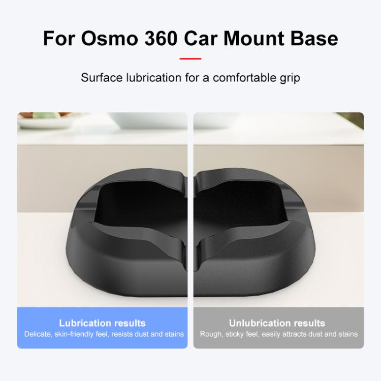 For DJI Osmo 360 PULUZ Car Plastic Base Stand (Black) - Mount & Holder by PULUZ | Online Shopping UK | buy2fix