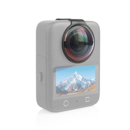 For DJI Osmo 360 / 360 II PULUZ Optical Tempered Glass Cover Protective Lens Guard (Black)