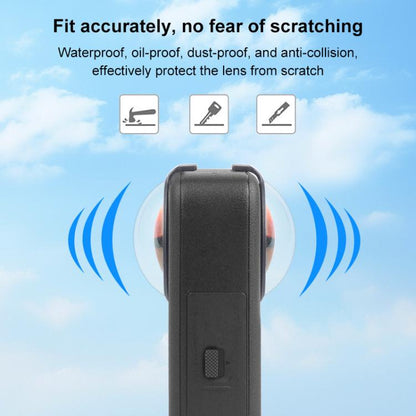 For DJI Osmo 360 PULUZ Optical Tempered Glass Cover Protective Lens Guard (Black) - Other by PULUZ | Online Shopping UK | buy2fix