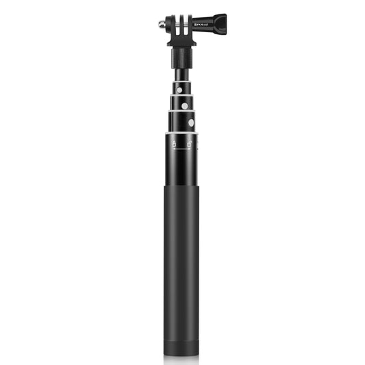 PULUZ 70cm Metal Selfie Stick Monopod with Invisible Adapter Base & Screw for Insta360 One RS / X2 / X3 / DJI Osmo 360 - Self Monopod Grip by PULUZ | Online Shopping UK | buy2fix