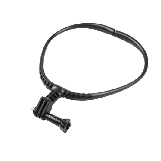 PULUZ Lazy Adjustable Neck Bracket for GoPro Action Cameras (Black) - Holder by PULUZ | Online Shopping UK | buy2fix