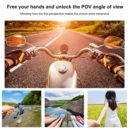 PULUZ Lazy Adjustable Neck Bracket for GoPro Action Cameras (Black) - Holder by PULUZ | Online Shopping UK | buy2fix