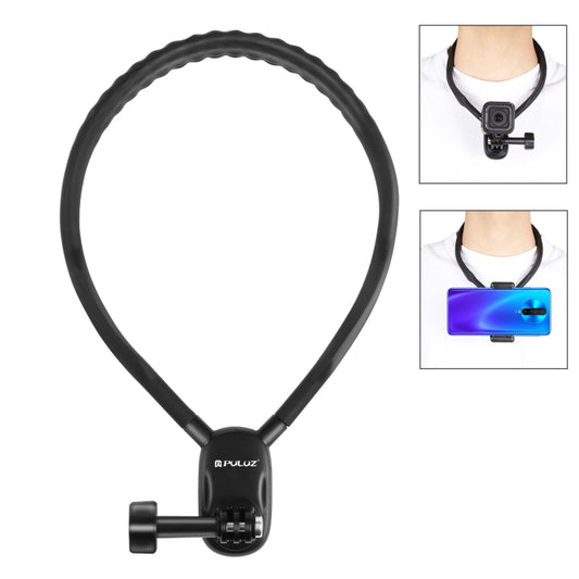 PULUZ Lazy Neck Bracket POV View Mount for GoPro Action Cameras (Black) - Holder by PULUZ | Online Shopping UK | buy2fix