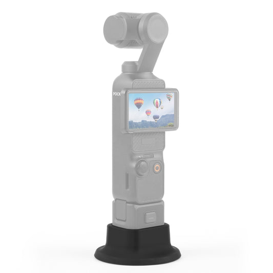For DJI Osmo Pocket 3 PULUZ Silicone Dock Desktop Charging Base Bracket (Black) - Mount & Holder by PULUZ | Online Shopping UK | buy2fix