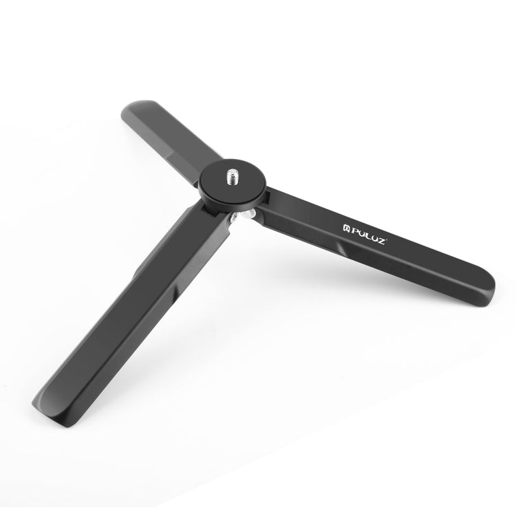 For DJI Osmo Pocket 3 / Insta360 X4 PULUZ Aluminum Alloy Metal Tripod (Black) - Mount & Holder by PULUZ | Online Shopping UK | buy2fix