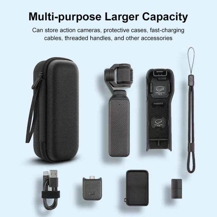 For DJI Osmo Pocket 3 PULUZ Mini Body Bag Portable Oxford Cloth Storage Bag (Black) - Case & Bags by PULUZ | Online Shopping UK | buy2fix