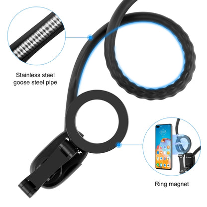 PULUZ Magnetic Collar Bracket POV View Mount with Phone Clamp for GoPro Action Cameras / Phones (Black) by PULUZ