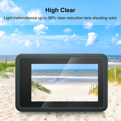 For DJI Osmo Action 4 PULUZ 3-in-1 Lens Front and Back Screen Tempered Glass Explosion-proof Film (Transparent) - Protective Film & Stickers by PULUZ | Online Shopping UK | buy2fix