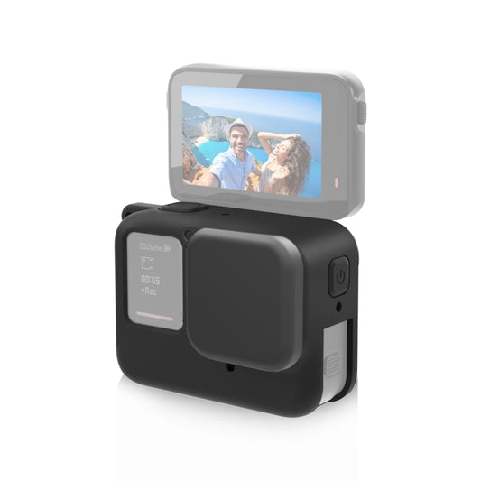 For Insta360 Ace Pro PULUZ Body Silicone Protective Case with Lens Cap (Black) - Case & Bags by PULUZ | Online Shopping UK | buy2fix