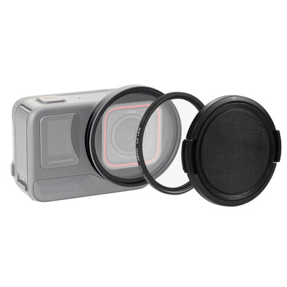 For Insta360 Ace Pro PULUZ 52mm UV Lens Filter Adapter Ring with Lens Cover (Black) - Len Accessories by PULUZ | Online Shopping UK | buy2fix