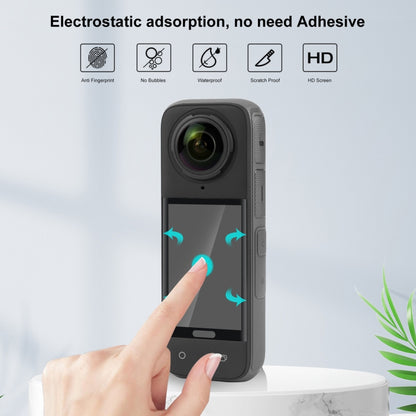 For Insta360 X4 / X5 PULUZ 9H 2.5D Curved HD Screen Tempered Glass Film (Transparent) - Protective Film & Stickers by PULUZ | Online Shopping UK | buy2fix