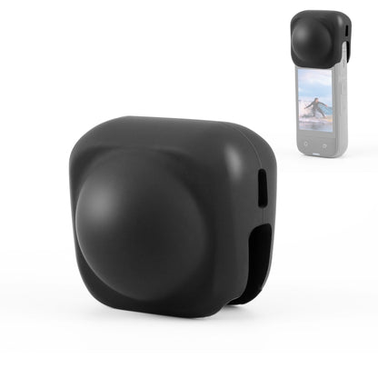 For Insta360 X4 / X5 PULUZ Silicone Protective  Lens Cover (Black) - Len Accessories by PULUZ | Online Shopping UK | buy2fix