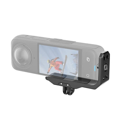 For Insta360 X4 / X5 PULUZ Vertical Horizontal Shooting Quick Release Metal  L Bracket (Black) - Mount & Holder by PULUZ | Online Shopping UK | buy2fix