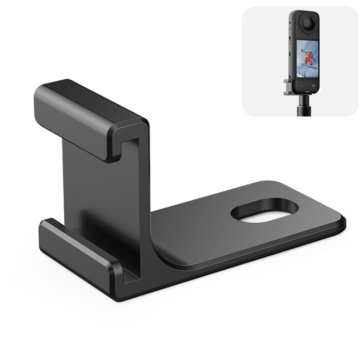For Insta360 X5 / X4 / X3 / One X2 PULUZ Selfie Stick Cold Shoe Extension Bracket (Black) - Mount & Holder by PULUZ | Online Shopping UK | buy2fix