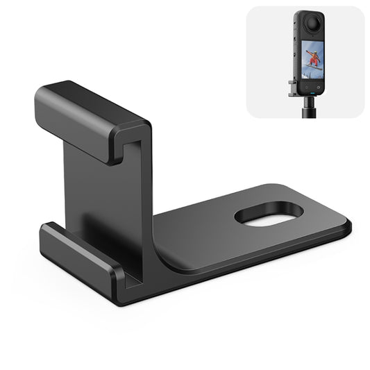 For Insta360 X5 / X4 / X3 / One X2 PULUZ Selfie Stick Cold Shoe Extension Bracket (Black) - Mount & Holder by PULUZ | Online Shopping UK | buy2fix