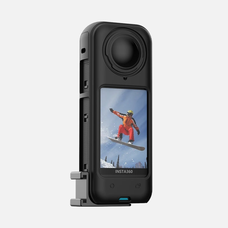 For Insta360 X5 / X4 / X3 / One X2 PULUZ Selfie Stick Cold Shoe Extension Bracket (Black) - Mount & Holder by PULUZ | Online Shopping UK | buy2fix