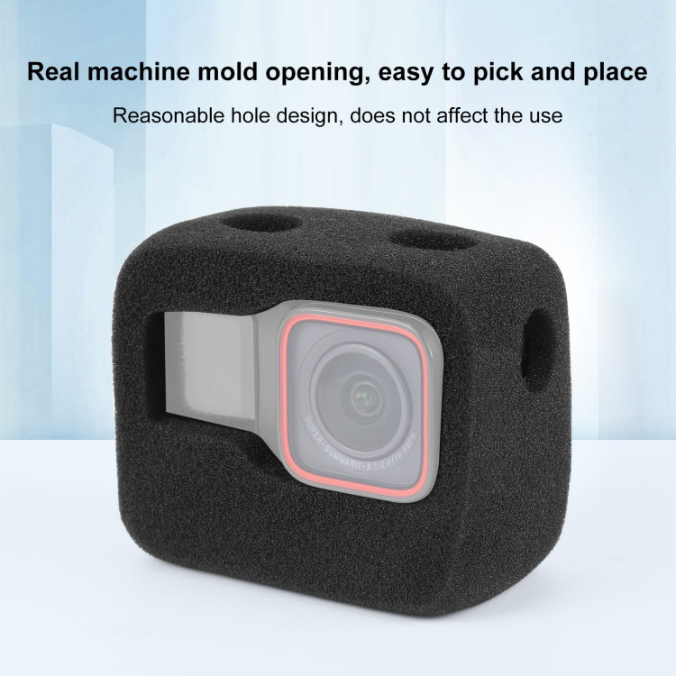 For Insta360 Ace Pro / Ace PULUZ High Density Foam Windshield (Black) - Case & Bags by PULUZ | Online Shopping UK | buy2fix