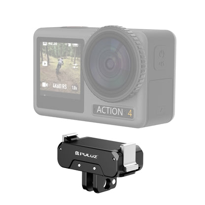 For DJI Osmo Action 5 Pro / 4 / 3 / Osmo 360 PULUZ Magnetic Quick Release Metal Base (Black) - Mount & Holder by PULUZ | Online Shopping UK | buy2fix