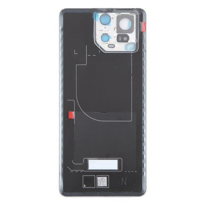 For Asus ROG Phone 9 5G Original Glass Battery Back Cover with Camera Lens Cover(Matte White) - Back Cover by buy2fix | Online Shopping UK | buy2fix