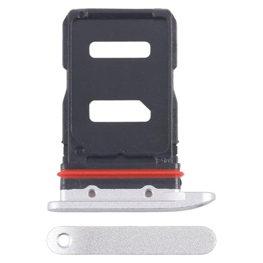 For Asus Zenfone 9 AI2202 SIM Card Tray (Silver) - Card Tray by buy2fix | Online Shopping UK | buy2fix