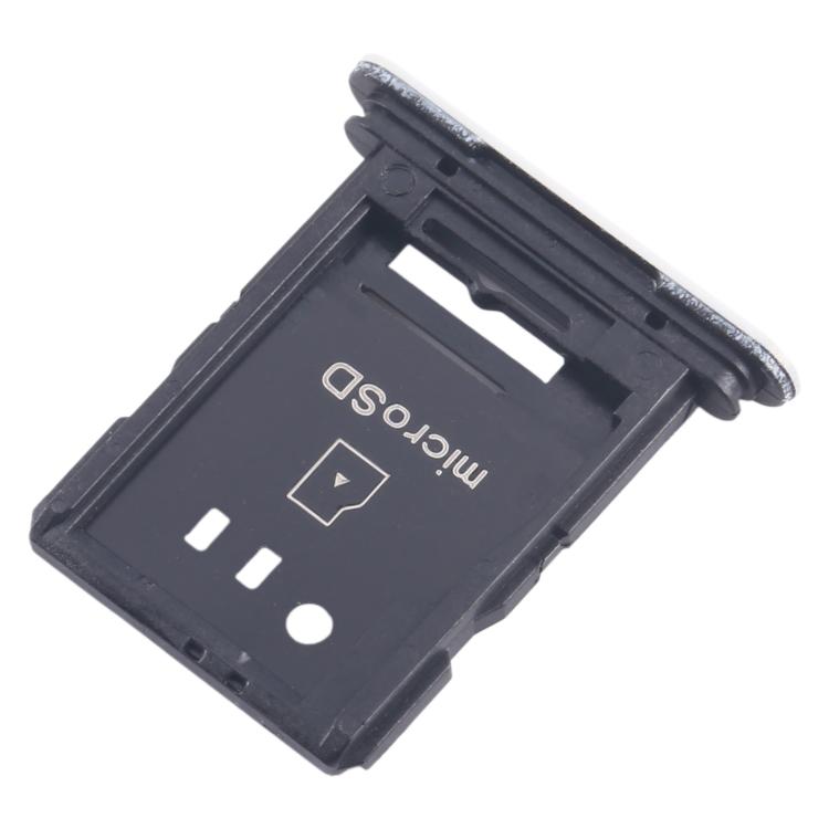For Sony Xperia 10 VI SIM + Micro SD Card Tray (White) - Card Tray by buy2fix | Online Shopping UK | buy2fix