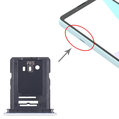 For Sony Xperia 10 VI SIM + Micro SD Card Tray (White) - Card Tray by buy2fix | Online Shopping UK | buy2fix