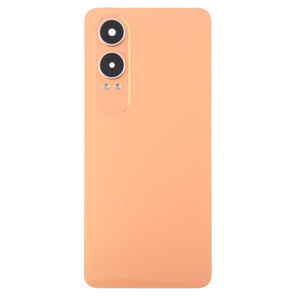 For OnePlus Nord CE4 Lite Plastic Back Cover with Camera Lens Cover(Orange) - Back Cover by buy2fix | Online Shopping UK | buy2fix