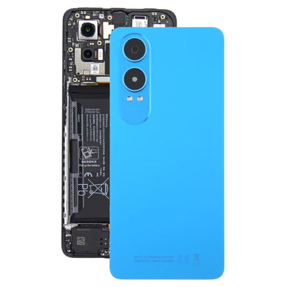 For OnePlus Nord CE4 Lite Plastic Back Cover with Camera Lens Cover(Blue) - Back Cover by buy2fix | Online Shopping UK | buy2fix
