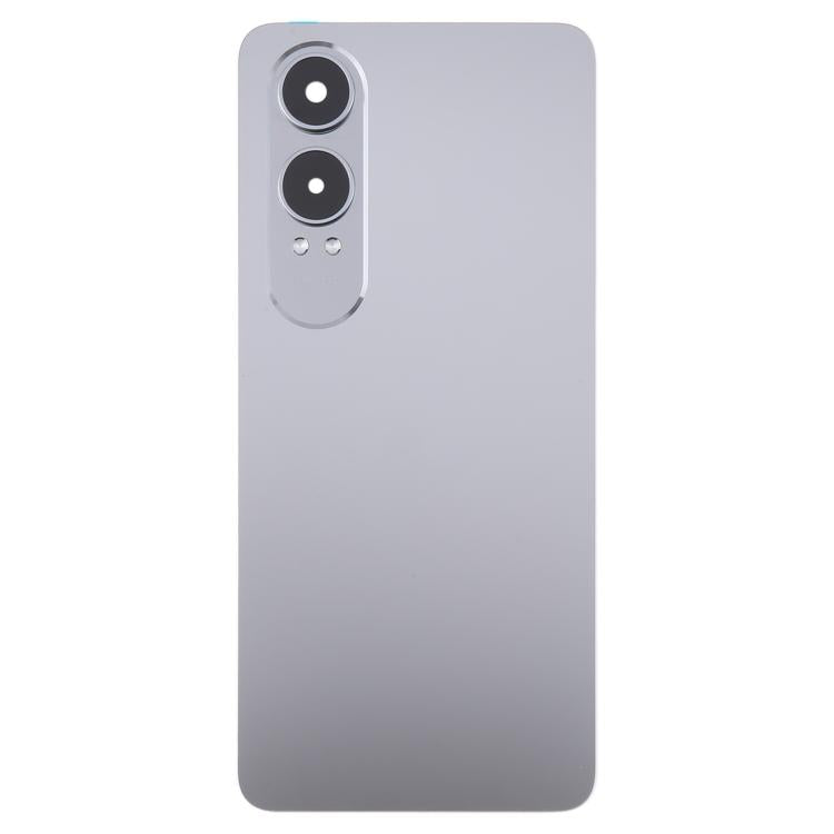 For OnePlus Nord CE4 Lite Plastic Back Cover with Camera Lens Cover(Silver) - Back Cover by buy2fix | Online Shopping UK | buy2fix
