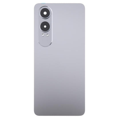 For OnePlus Nord CE4 Lite Plastic Back Cover with Camera Lens Cover(Silver) - Back Cover by buy2fix | Online Shopping UK | buy2fix