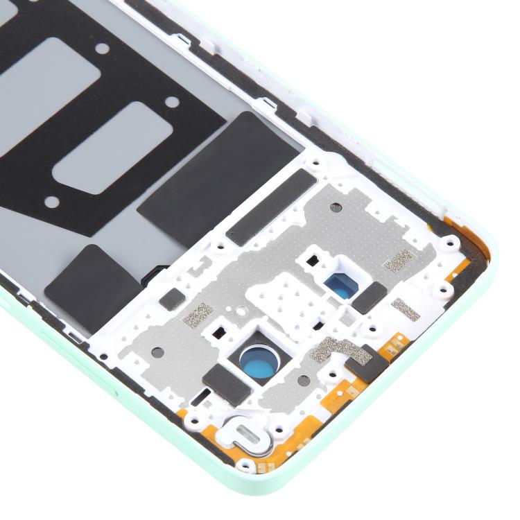 For ZTE Blade V70 Max Plastic Battery Back Cover with Middle Frame / Camera Lens Cover(Green) - For ZTE by buy2fix | Online Shopping UK | buy2fix