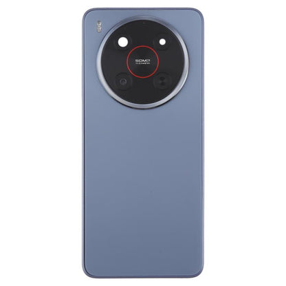 For ZTE Blade V70 Max Plastic Battery Back Cover with Middle Frame / Camera Lens Cover(Purple) - For ZTE by buy2fix | Online Shopping UK | buy2fix