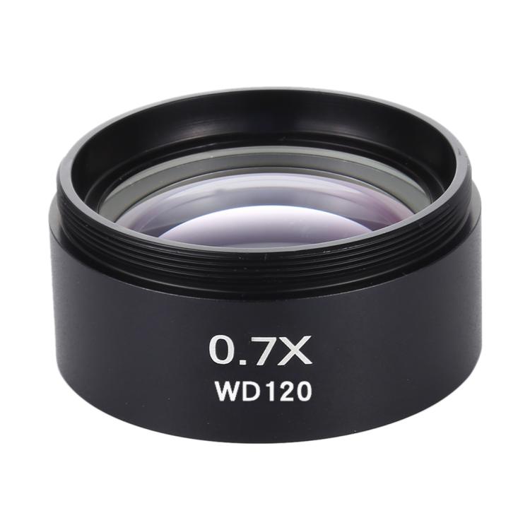 Stereo Microscopes Auxiliary Objective Lens Barlow Lens Magnifier 0.7X WD120 - Digital Microscope by buy2fix | Online Shopping UK | buy2fix