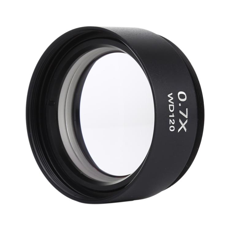 Stereo Microscopes Auxiliary Objective Lens Barlow Lens Magnifier 0.7X WD120 - Digital Microscope by buy2fix | Online Shopping UK | buy2fix