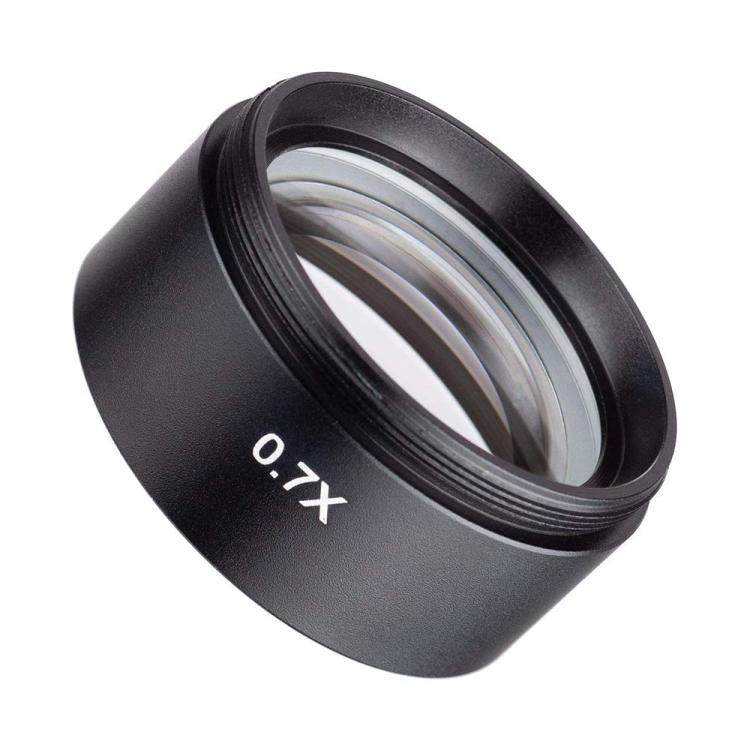 Stereo Microscopes Auxiliary Objective Lens Barlow Lens Magnifier 0.7X WD120 - Digital Microscope by buy2fix | Online Shopping UK | buy2fix