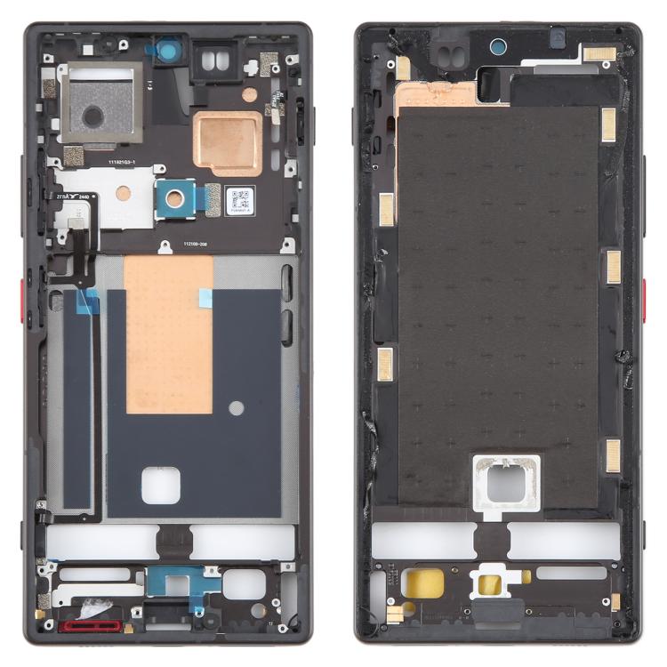 For ZTE nubia Z70 Ultra NX733J NX736J Middle Frame Bezel Plate (Black) - For ZTE by buy2fix | Online Shopping UK | buy2fix
