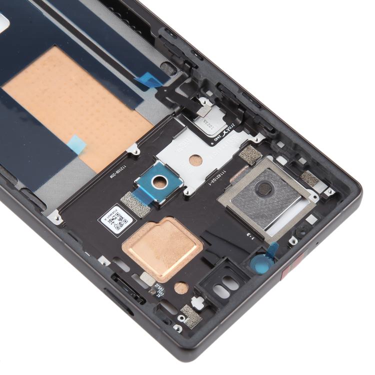 For ZTE nubia Z70 Ultra NX733J NX736J Middle Frame Bezel Plate (Black) - For ZTE by buy2fix | Online Shopping UK | buy2fix