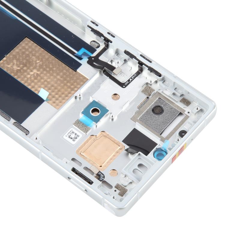 For ZTE nubia Z70 Ultra NX733J NX736J Middle Frame Bezel Plate (Silver) - For ZTE by buy2fix | Online Shopping UK | buy2fix