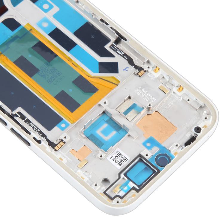 For Nothing Phone 2a A142 Middle Frame Bezel Plate (White) - For Nothing by buy2fix | Online Shopping UK | buy2fix