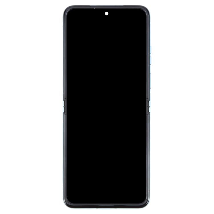 For Motorola Razr 40 Ultra XT2321-3 XT2321-1 XT2321-2 Original LCD Screen Digitizer Full Assembly with Frame (Blue) - LCD Screen by buy2fix | Online Shopping UK | buy2fix