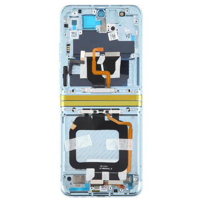 For Motorola Razr 40 Ultra XT2321-3 XT2321-1 XT2321-2 Original LCD Screen Digitizer Full Assembly with Frame (Blue) - LCD Screen by buy2fix | Online Shopping UK | buy2fix