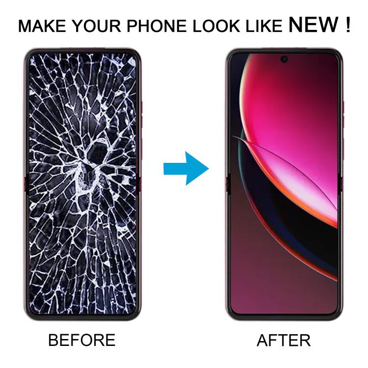 For Motorola Razr 40 Ultra XT2321-3 XT2321-1 XT2321-2 Original LCD Screen Digitizer Full Assembly with Frame (Blue) - LCD Screen by buy2fix | Online Shopping UK | buy2fix