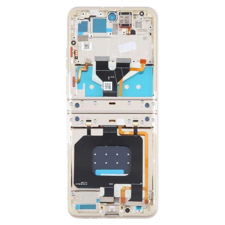 For Motorola Razr 50 Original LCD Screen Digitizer Full Assembly with Frame (Orange) - LCD Screen by buy2fix | Online Shopping UK | buy2fix